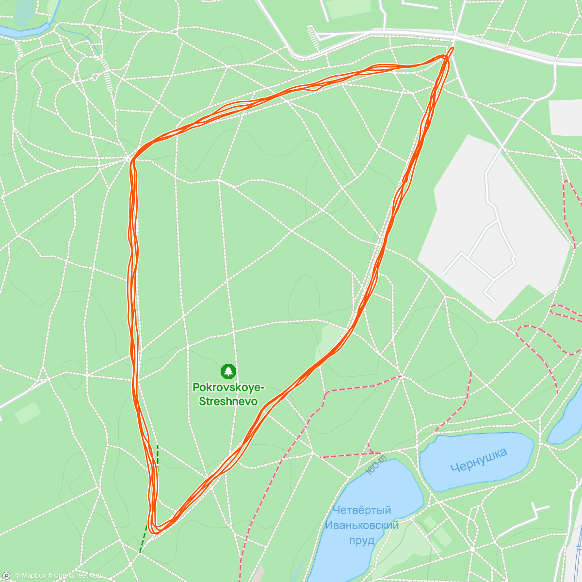 Karte der Aktivität „2024.04.20 "Покровские пруды - весне дорогу"”