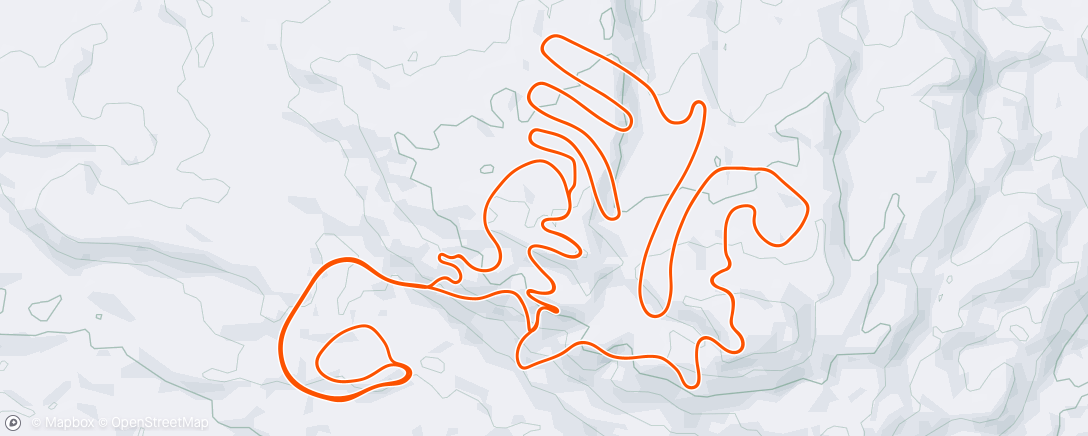 Map of the activity, 3 hours with 8x12 min Treshold Indoor #20