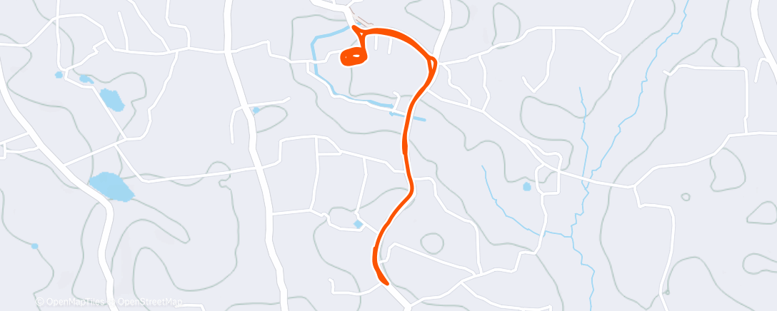 Карта физической активности (Morning Run)