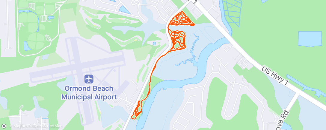 Map of the activity, Afternoon ride @ Riverbend