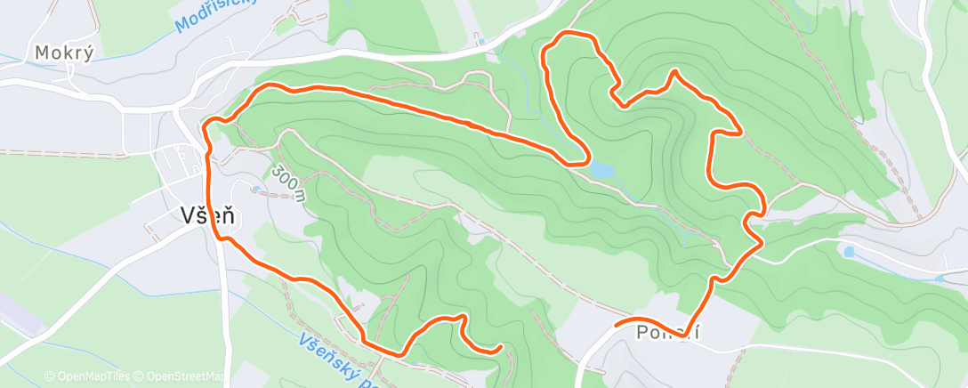 Map of the activity, Jogg