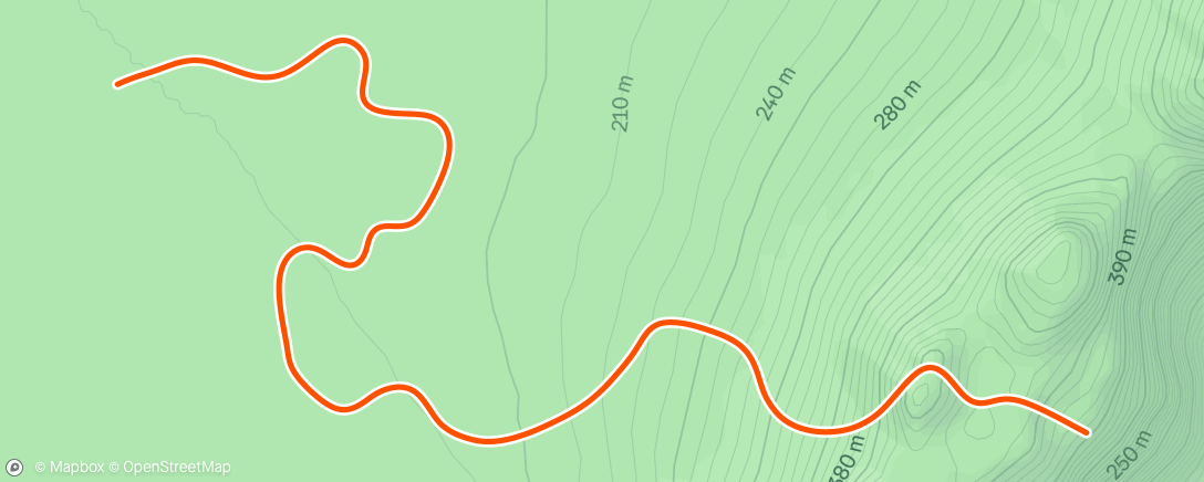 Map of the activity, 17/11/2024 CoolDown