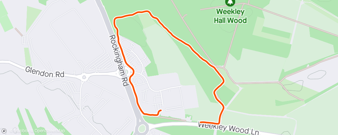 Map of the activity, First run since London 🏃