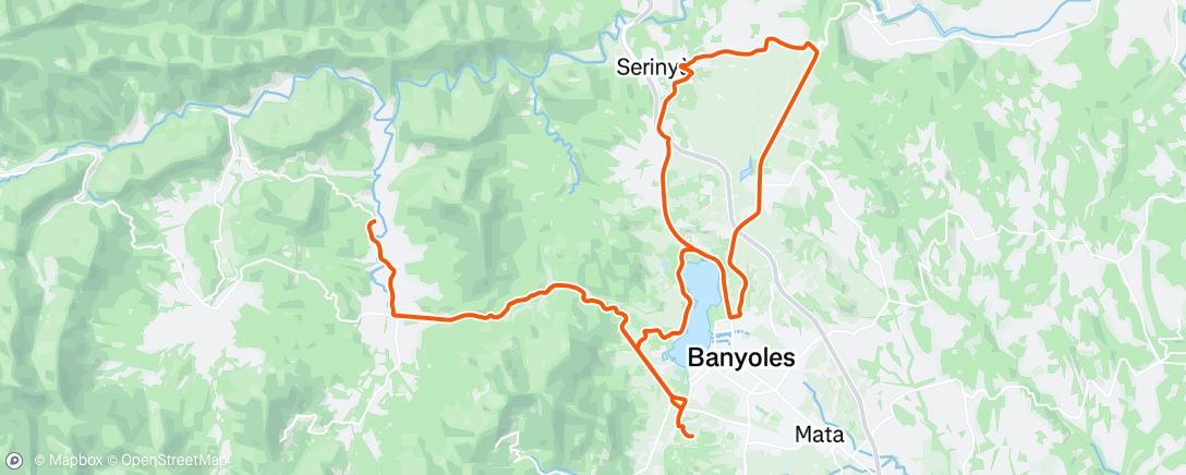 Map of the activity, Morning Ride