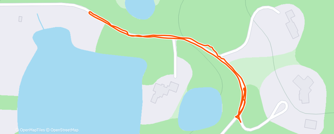 Map of the activity, Walk with yellow