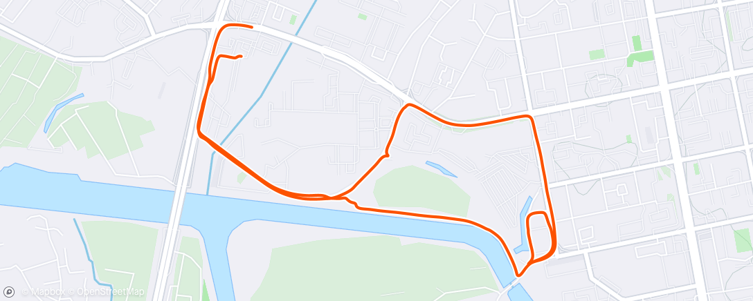 Map of the activity, Afternoon Ride