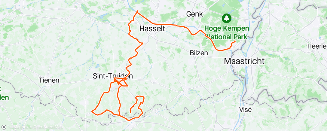 Map of the activity, Duwen op die pedalen jongeuhhh!!!