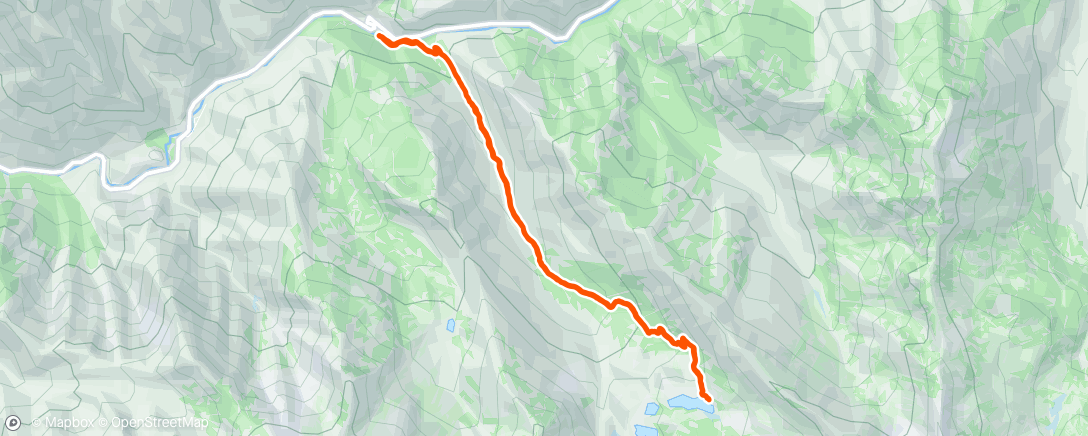 Map of the activity, Lunch Hike