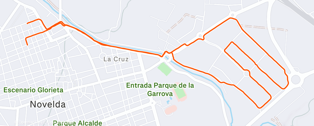 Map of the activity, Canicross 🐕