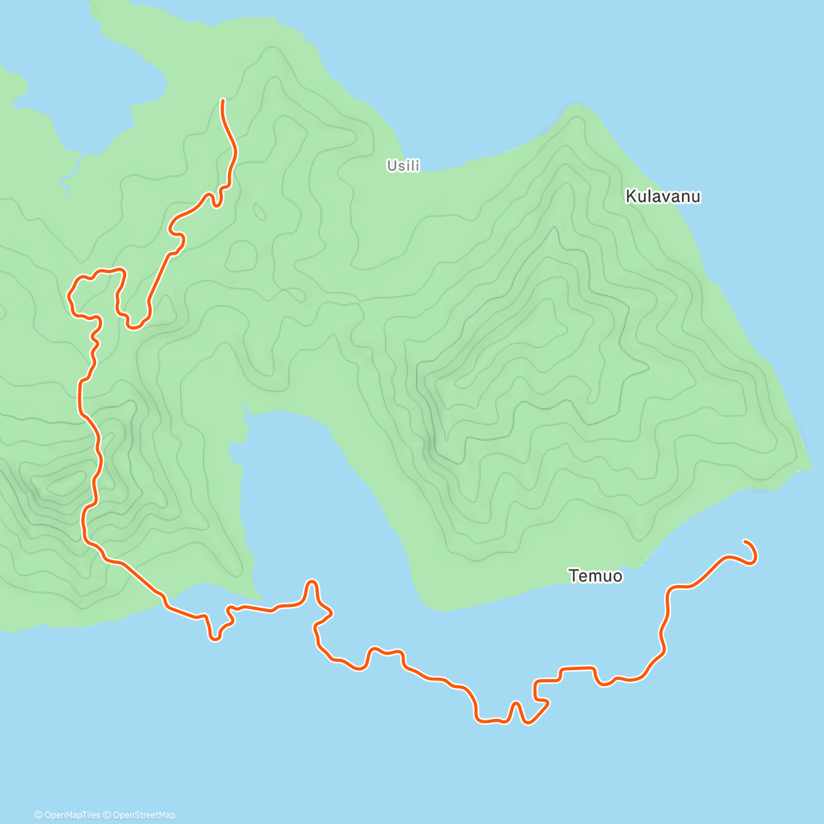 Carte de l'activité Zwift - Shorelines and Summits in Watopia