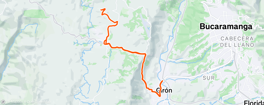 Map of the activity, Morning Ride