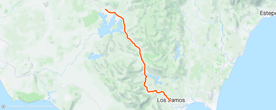 Map of the activity, LB-La Palmosa-LB