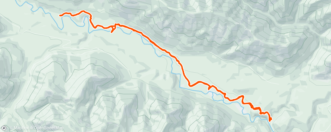 Map of the activity, South fork skokomish with Laila!
