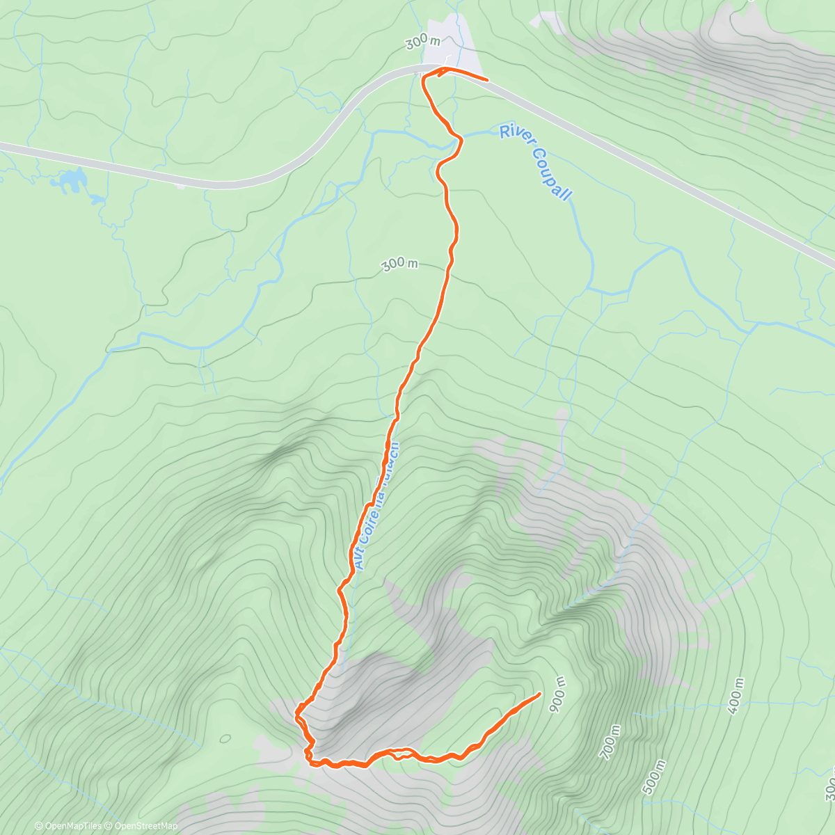 Карта физической активности (Buachaille Etive Mòr 28/12/2025)