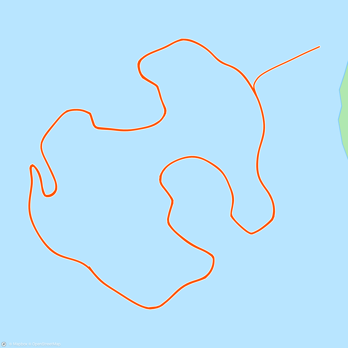 Map of the activity, Zwift - Andrew Galloway(OSI)'s Meetup on Volcano Circuit in Watopia