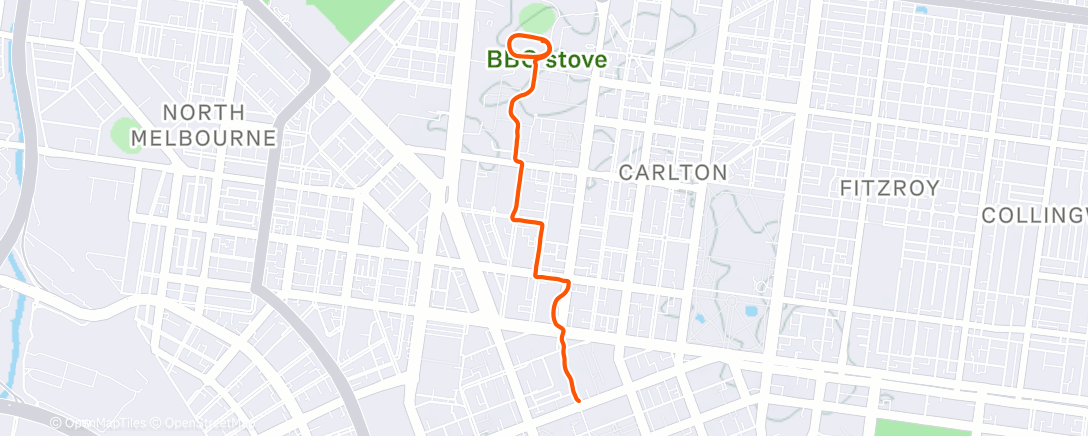 Map of the activity, Cooling