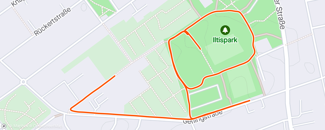 Mapa da atividade, Bike Fahrt
