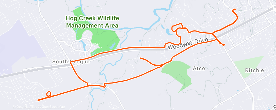 Карта физической активности (Classic trail loop)