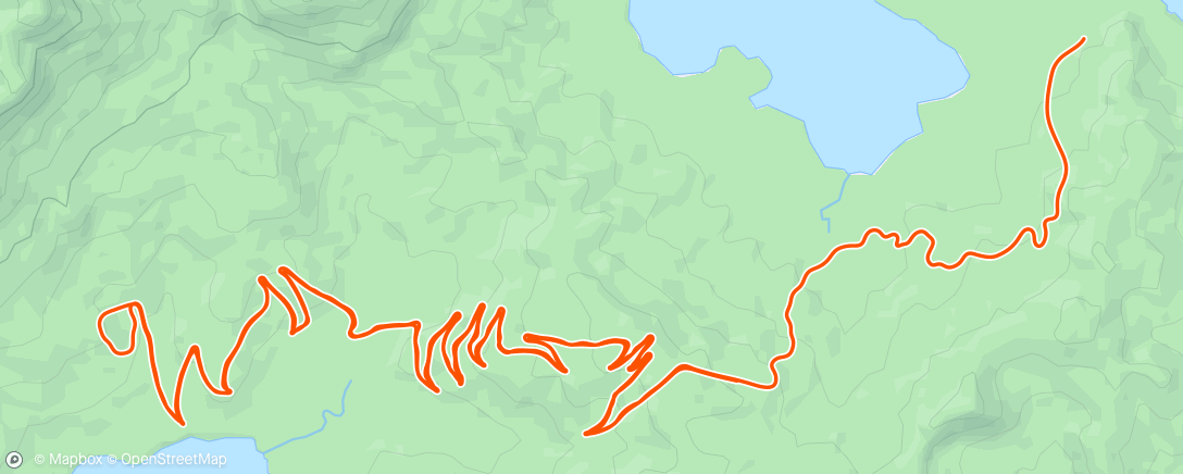 Map of the activity, Alpe du Zwift