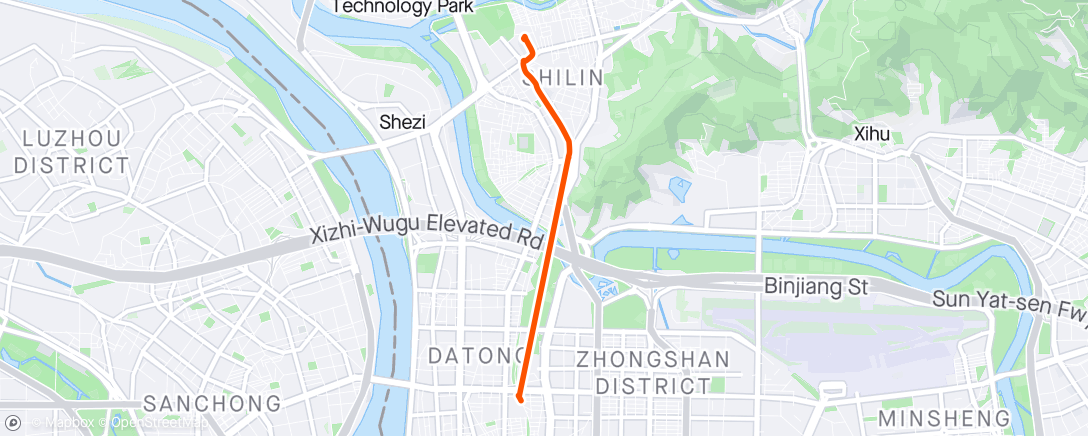 Map of the activity, 午後步行