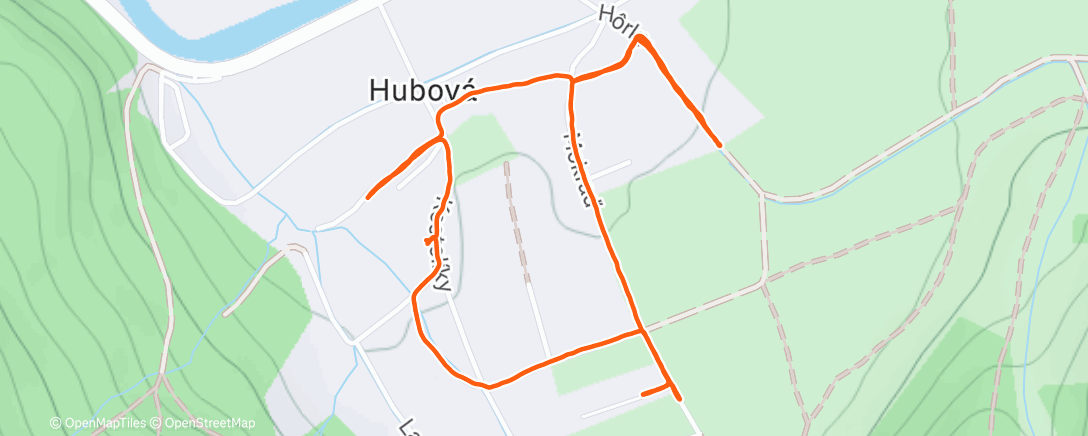 Карта физической активности (Evening Walk)