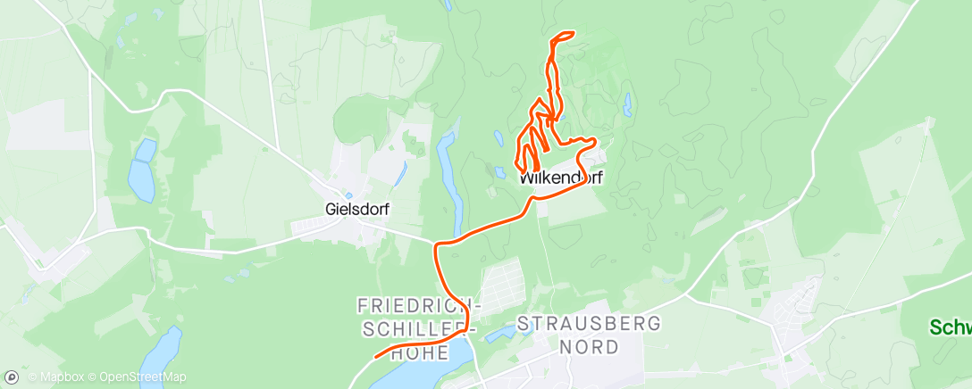 Map of the activity, Golf am Morgen