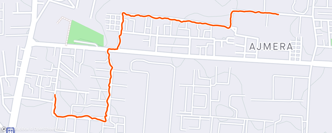 Mappa dell'attività Night Walk