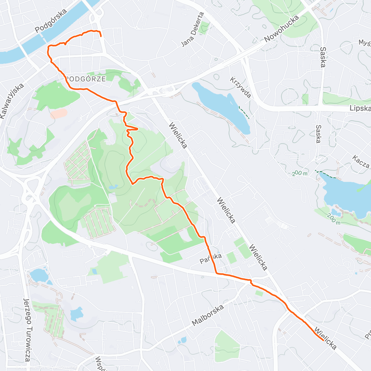 Карта физической активности (Po chlebek Walk)