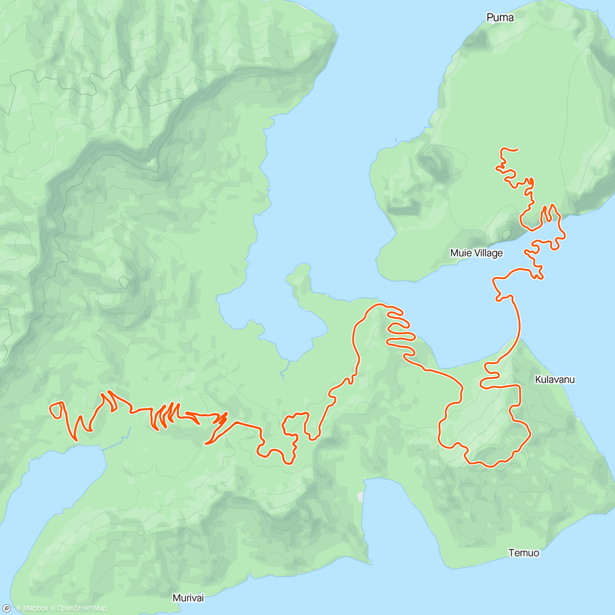 Map of the activity, Zwift - Quatch Quest in Watopia