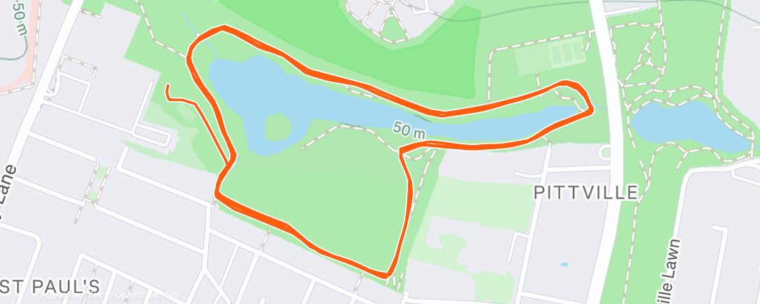 Карта физической активности (Parkrun)