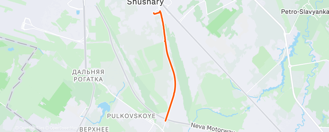 Map of the activity, 12k