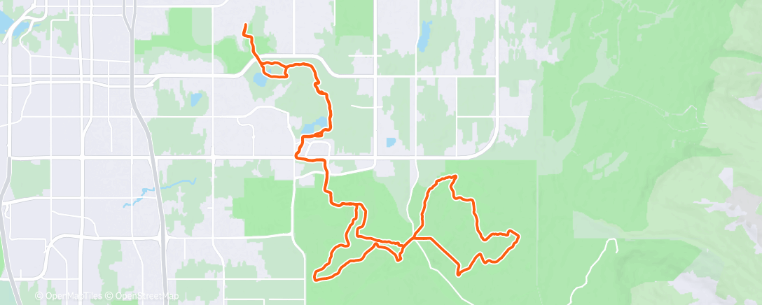 Map of the activity, Burning off the festivities w N & L