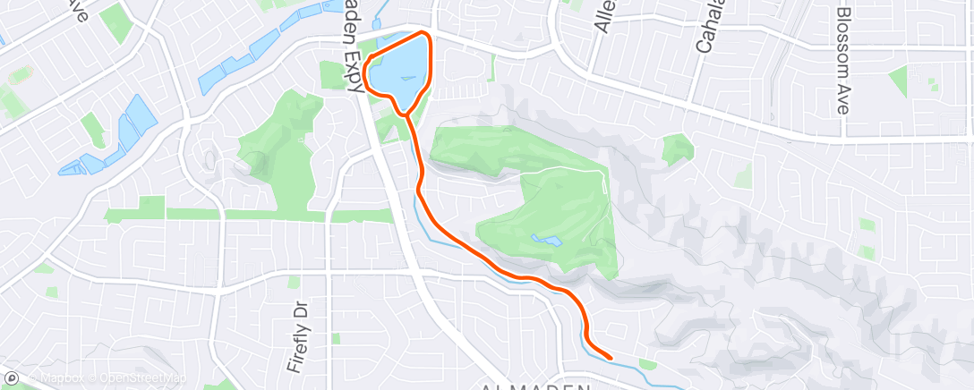 Map of the activity, First ride with both my kids