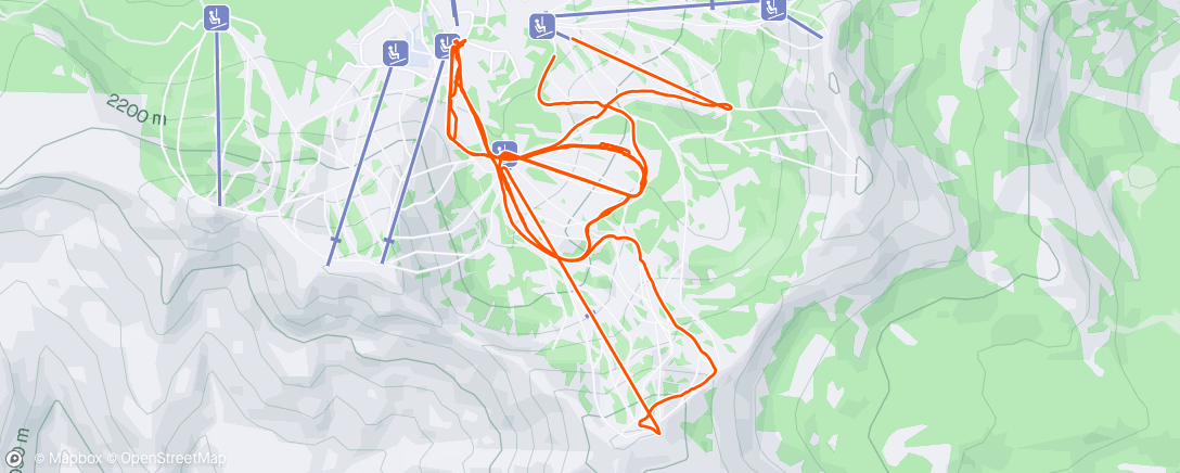 Mapa de la actividad (Morning Alpine Ski)