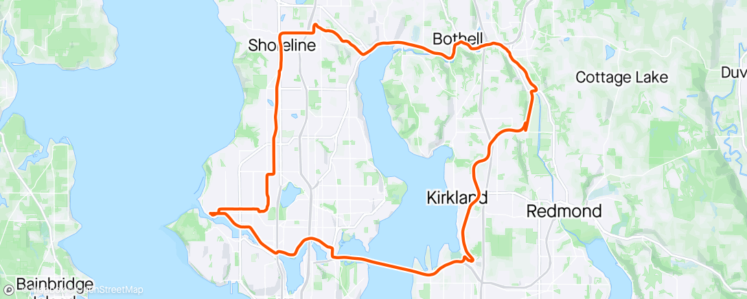 Map of the activity, Sunday funday with my buddy