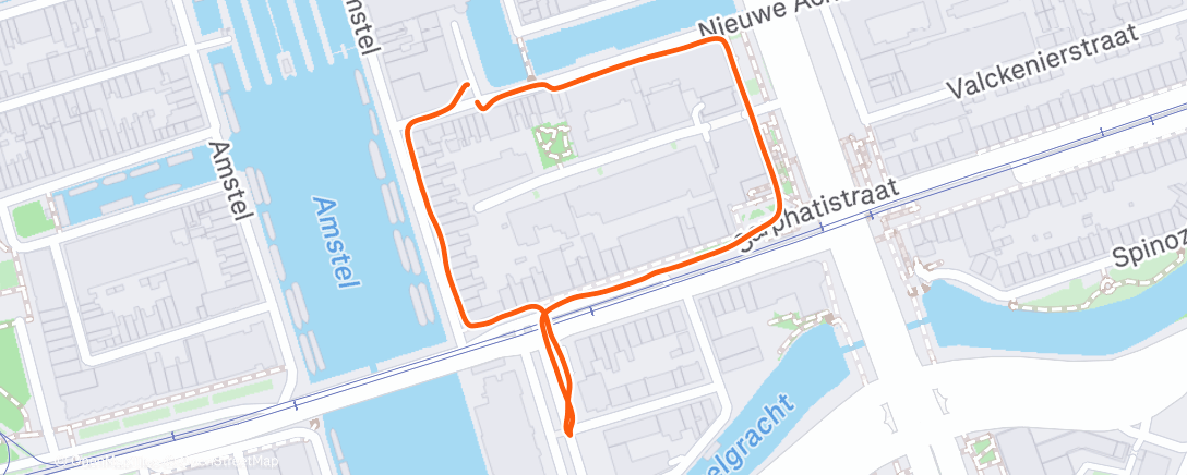 Карта физической активности (Afternoon Walk)