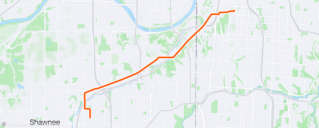 Map of the activity, Commute to work