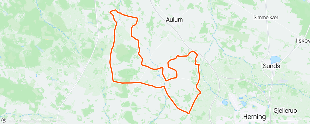 Map of the activity, Rundt i Trehøje 2024🚴‍♂️🚴🚴‍♂️