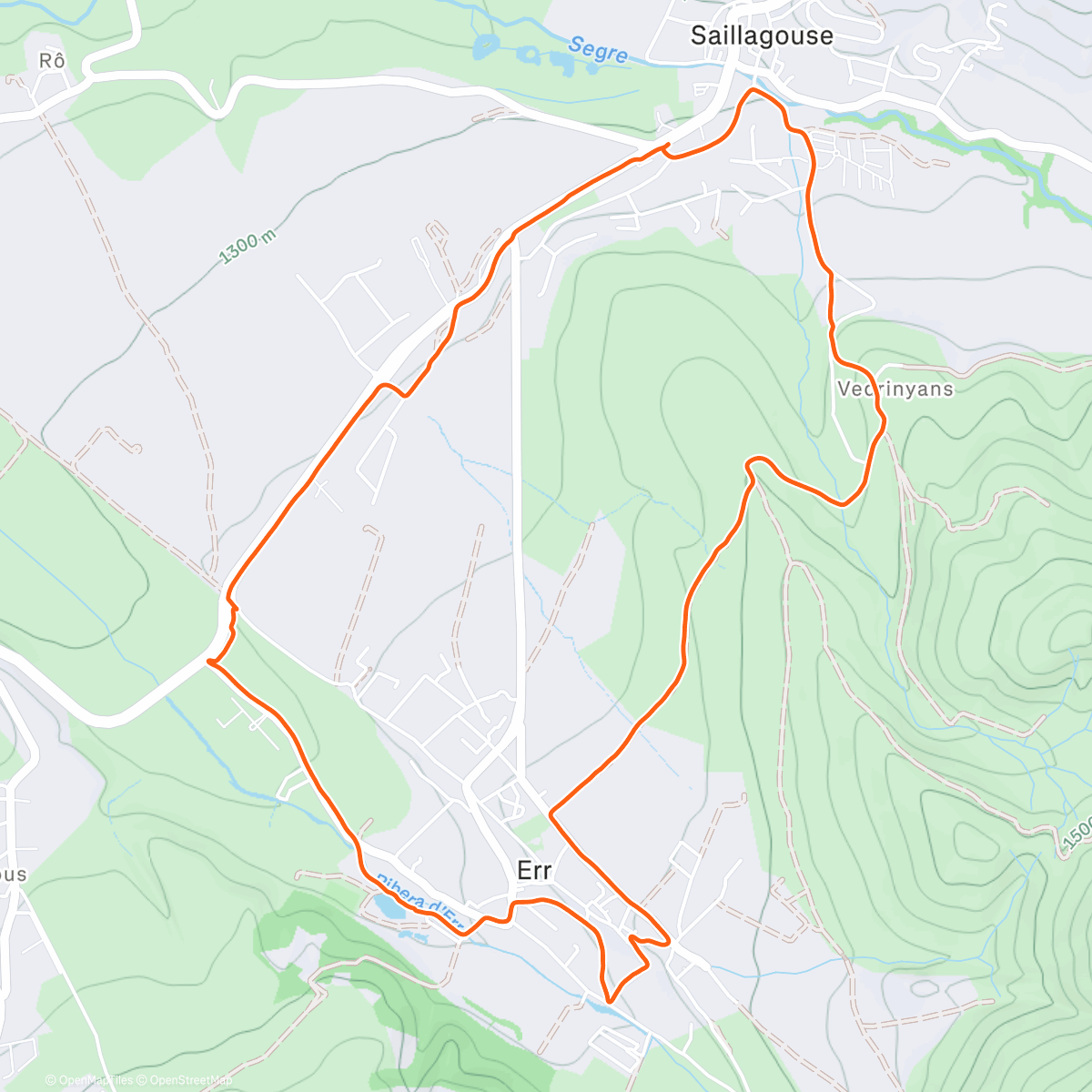Map of the activity, Morning Trail Run 🇫🇷