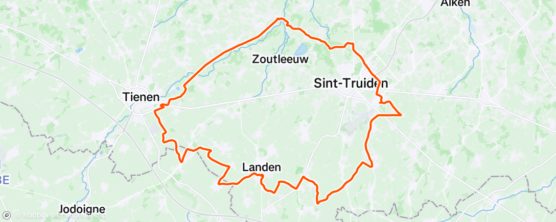 Map of the activity, ZLWTC Hélécine