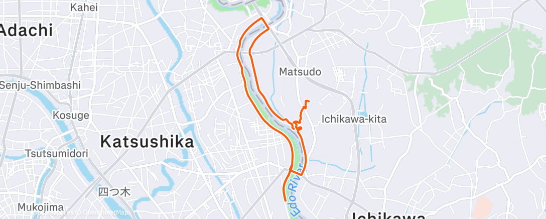 Map of the activity, 年納めラン