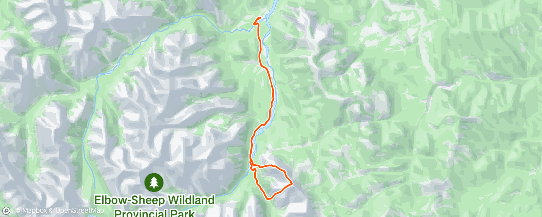 Map of the activity, Threepoint Mountain