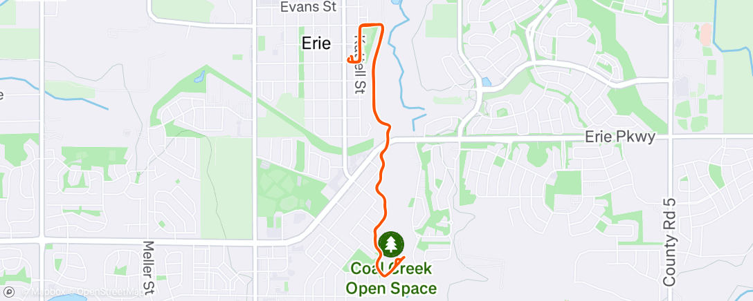 Map of the activity, Afternoon Ride
