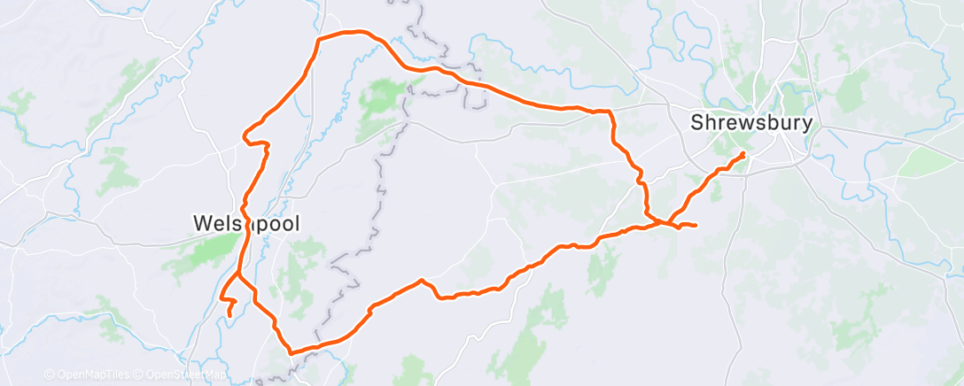 Map of the activity, Morning Ride