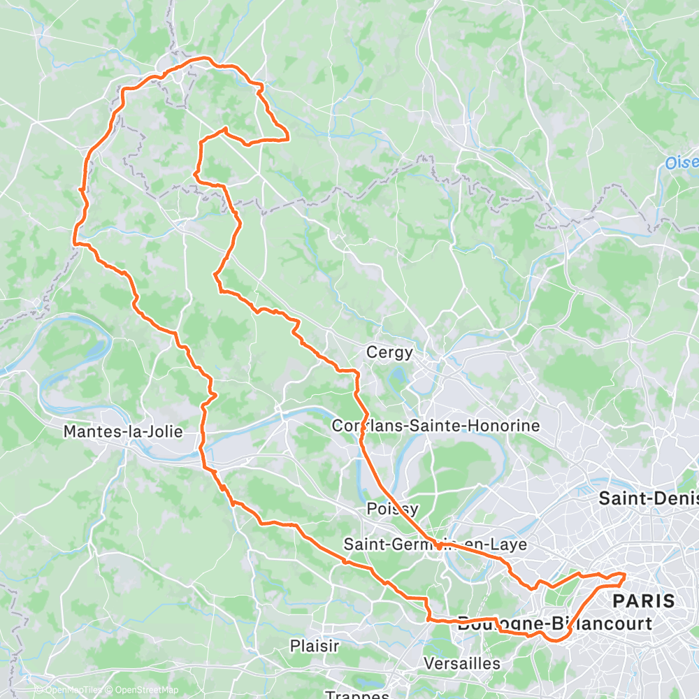 Map of the activity