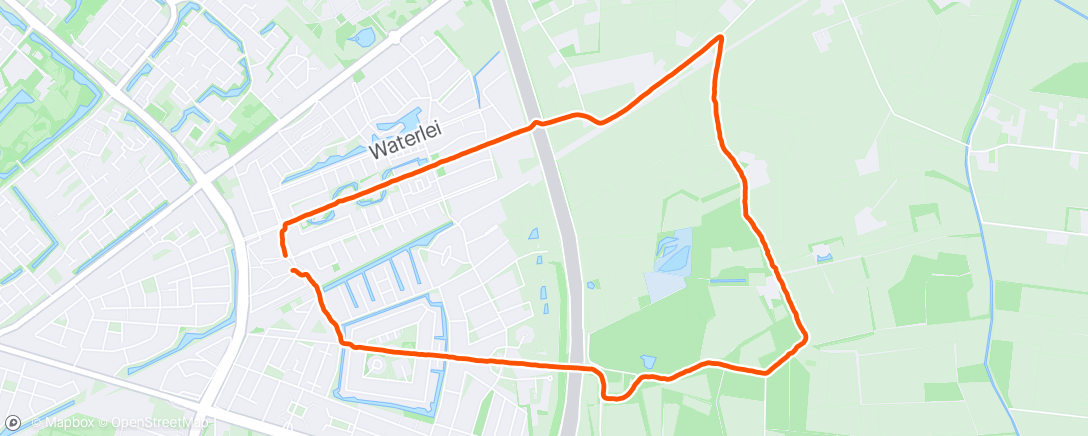 Map of the activity, Lunch Walk - back in 🇳🇱