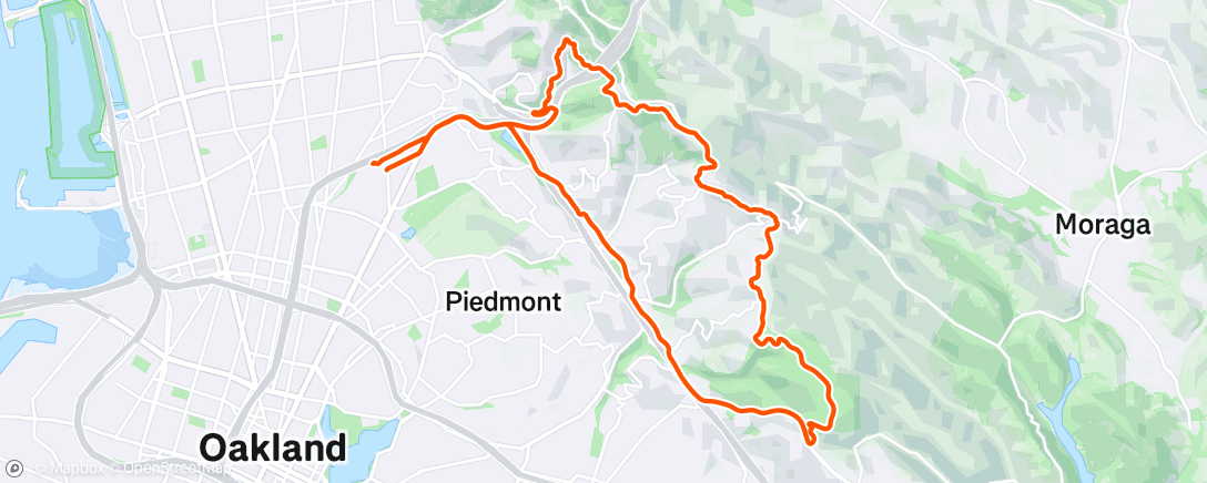 Map of the activity, Morning Ride