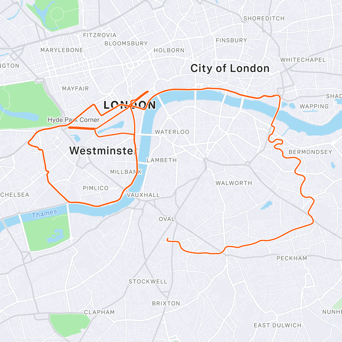 Map of the activity, Zwift - Group Ride: Off The MAAP 2025: Stage 1 on Keith Hill After Party in London