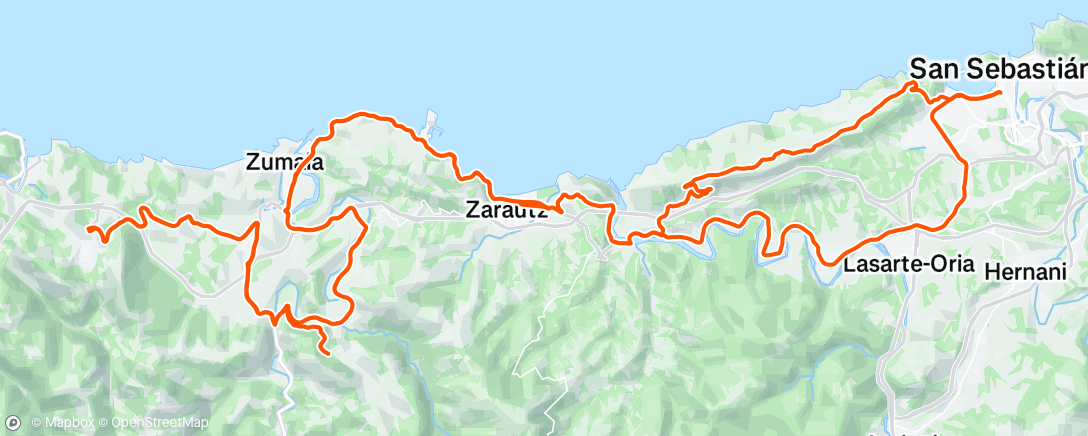 Map of the activity, Back lanera