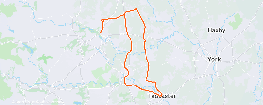 Map of the activity, Morning Ride